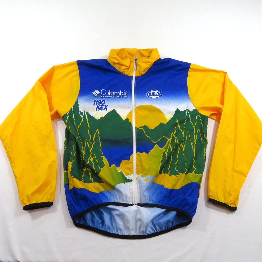 Louis Garneau Columbia Sportswear Windbreaker Cycling Jacket 18 L-XL